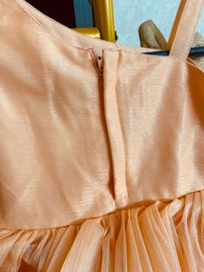Peach New Frock
