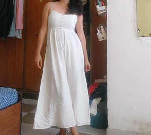 H&M White Aline Dress
