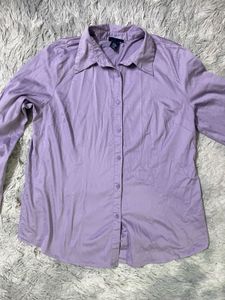 Lilac Button Down Shirt