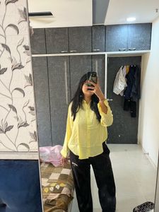 Lemon Yellow Oversized Shirt