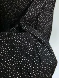 POLKA DOT WRAP DRESS. .