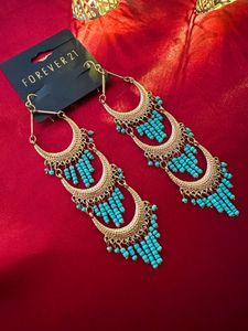 Forever 21 Gorgeous Turquoise Boho Earrings