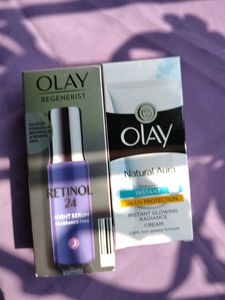 Olay Retinol 24 Night Serum &amp; Cream Combo