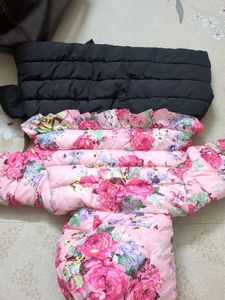 Floral Toddler Puffer Jacket