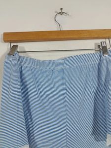 Sky blue and White  Strips Nightsuits(Women&#39;s)