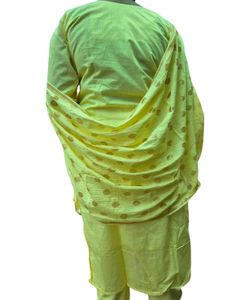Yellow Embroidered Salwar Suit