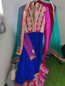 Colorful Anarkali Suit