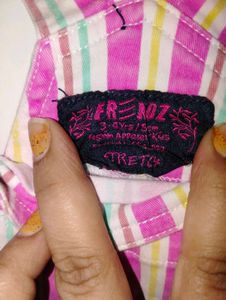 Cute Striped Overalls