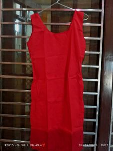 Red Embroidered Salwar Kameez Suit