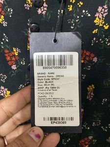 Black Floral One Peace