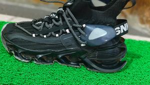 Black Trendy Sneakers,8 Size