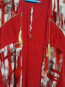 Rayon Long Straight Stylish Kurti