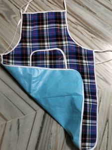 Cotton Kitchen Apron with Front Pocket Waterproof