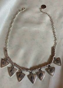Oxidised Neckpiece Necklace