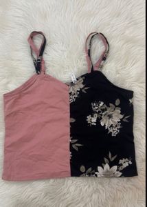 Unique Two-Tone Cami Top