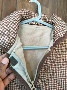 Houndstooth Padded Jacket