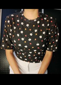 Flower Print Tee