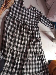 Checkered Casual Dress