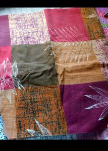 Floral Patchwork Throw Bedsheet