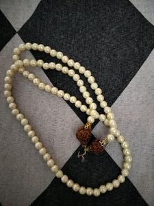 Combo Of Two Pearl Necklace Or Mala
