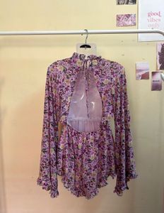 Shein Floral Printed Jumpsuit