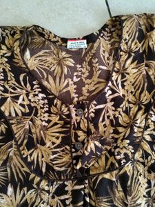 gown nighty Floral Print Dress Maxi