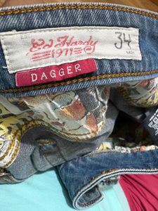 Ed Hardy Dagger Slim Fit Jeans
