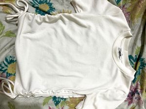 Cute White Cropped Top