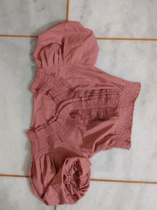 Cute Peach Crop Top