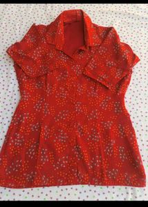 rust rich shirt for women