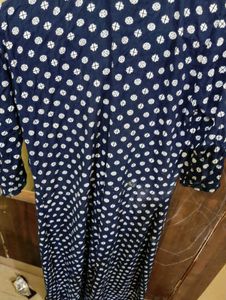Blue Printed Kurta
