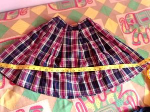 Plaid Mini Skirt