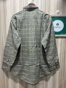 Burberry London Olive Check Shirt