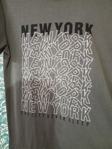 GREY COLOURED T-SHIRT