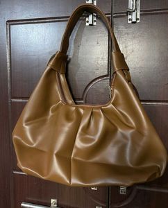 camel yellow full tote bag