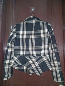 Plaid Blazer Jacket