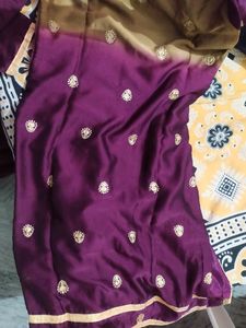 Beautiful Double Shaded Salwar Suit With Lining