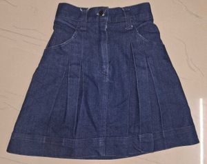 Denim Mini Skirt
