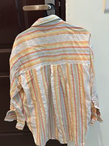 Striped Button-Down Shirt