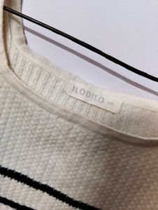 Striped Knit Crop Top