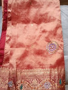 Kanjivaram Silk Saree with Embellishments