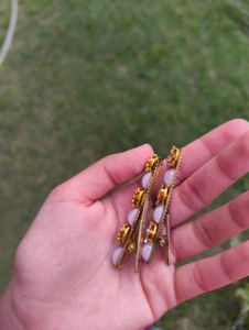 Evil Eye Bracelet And Beaded rhinestone hair clips