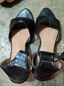 Black Ankle Strap Heels