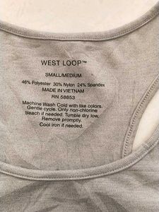 WESTLOOP Gray Sports Bra