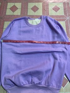 Purple Pullover Sweater