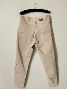 Skin Colour Women Trouser