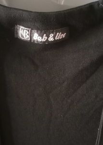 Elegant Black Ruffled Dress