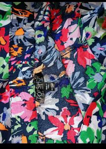 Floral Print Tie Shorts