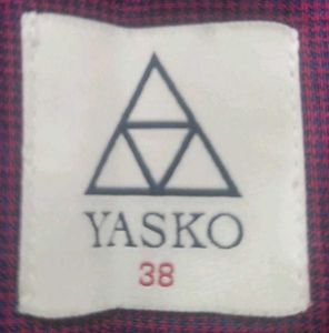 Purple Short Sleeve Button-Down Shirt