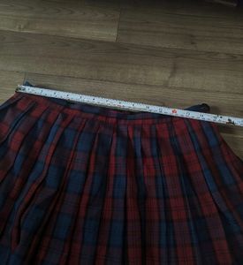 Check Korean Skirt